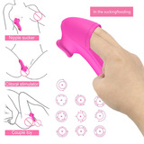 Rechargeable Smart Silence Fingers-Wearable Clitoral Stimulator with Nipples Sucking for Women