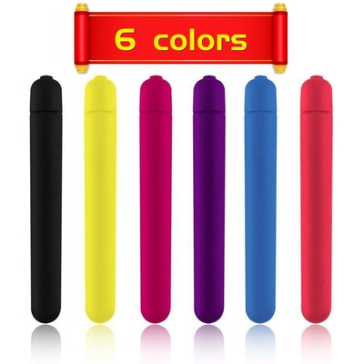 Long Bullet Silicone Slimline Vibrator love Eggs Sex Toy for Women&Men&Couple