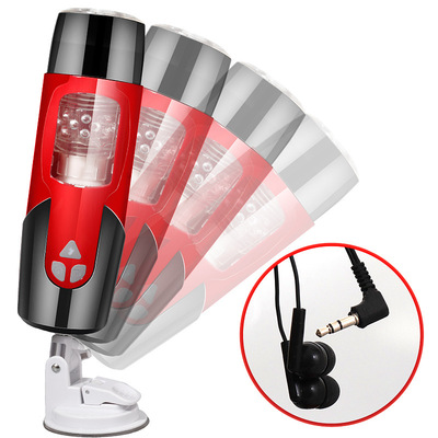 Warming 42 Degree Real Feel Vagina Vibrating Male Masturbator with Moan Sex Toy for Men