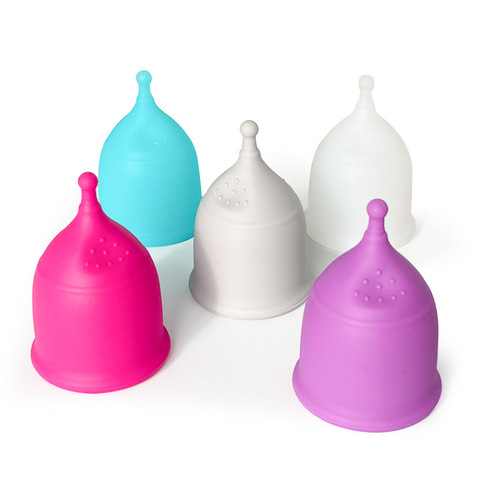 Round Point Medical Silicone Menstrual Cup Diva Cups for Women Menstrual Period