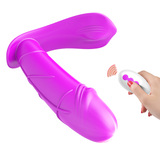 Physically Heating Silicone Dildo Vibrator with Pulse Penetration Sex Toy for Women