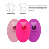Powerful Vibrating Silicone Nipple &Clitoris Pumps Sex Toys for Women