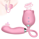 France Rose Series 4 All-in-one Rechargeable 10 Function Powerful Digging, Vibrating and Sucking Ros