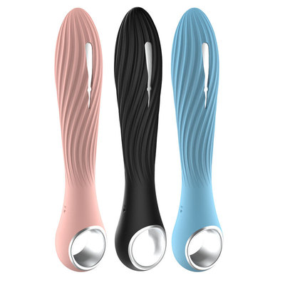 Electric Shock Thread Pattern 7 Function Stimulating Clit and G-Spot Rotating Vibrator Adult Sex Toy