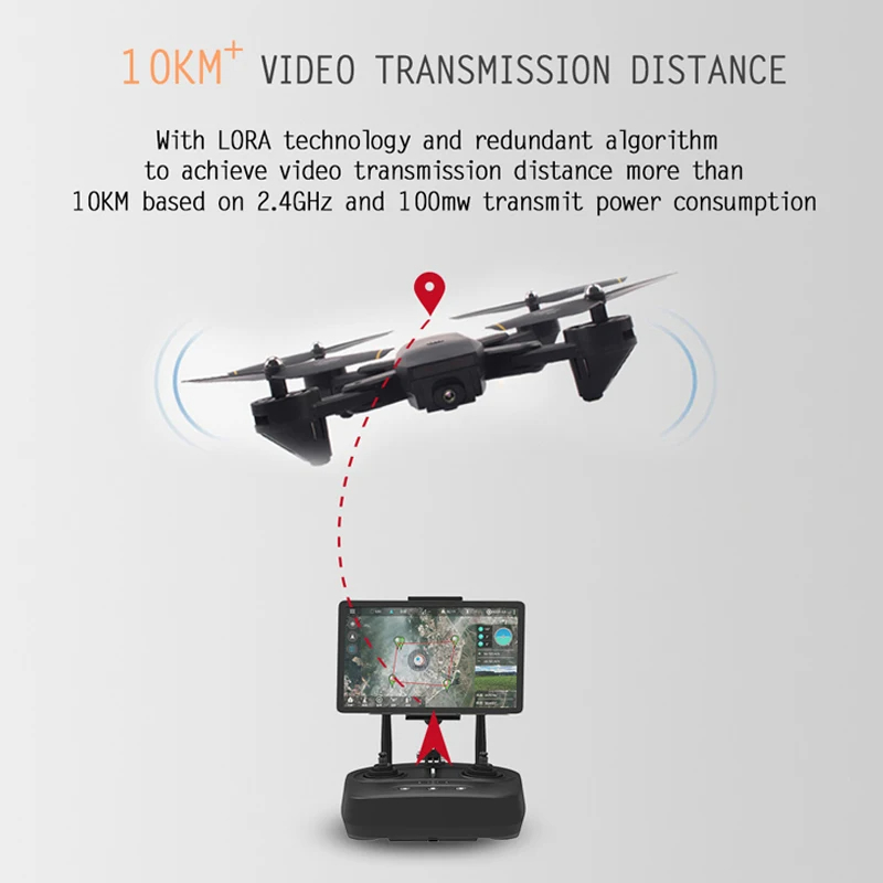 Skydroid T10 Remote Control Mini Camera /L DCAM 10km Digital Map ...