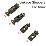 Push Rod Connectors Linkage Stoppers D2.1mm