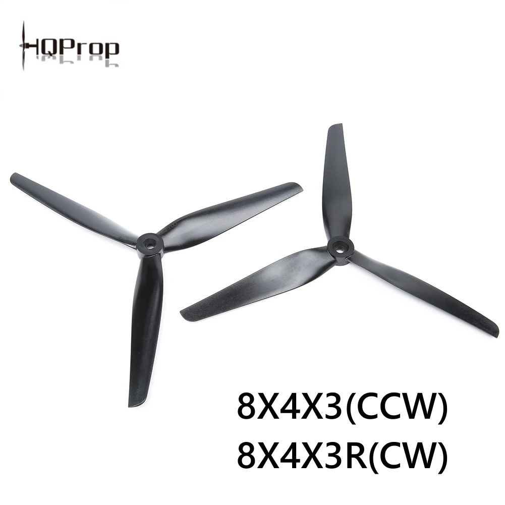 HQProp 8X4X3(CCW) 8X4X3R(CW) Black-Glass Fiber Nylon - LemonFPV UAV ...