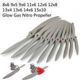 Gemfan  8x6 9x6 10x6 11x6 12x6 12x8 13x4 13x6 14x6 15x10 Fiberglass Nylon Propeller