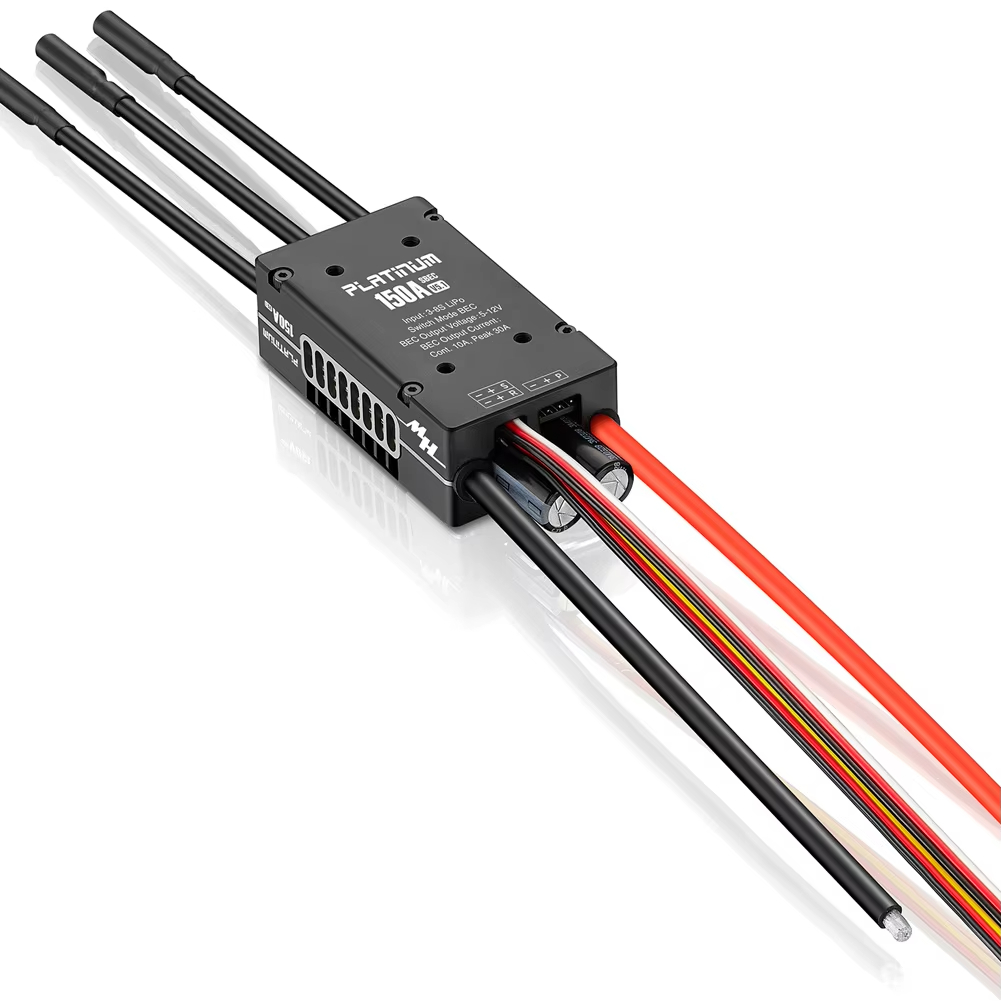 Hobbywing Platinum HV 150A V5.1 3-8S Switchable 5-8V/10A BEC