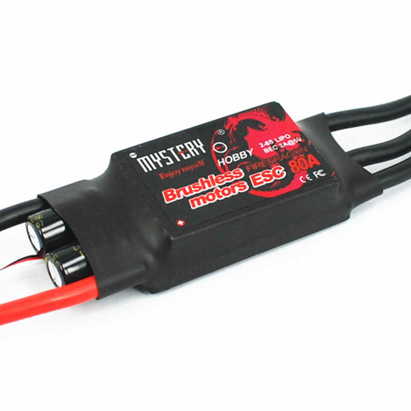 Mystery 2-6S Lipo 80A Brushless ESC RC Speed Controller For RC ...