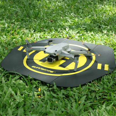 Landing Pad 55cm(22in) Hexagonal Fast-Fold Double-Sided PU Leather Waterproof for DJI FPV/Mini ...