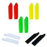 62mm Plastic Tail Rotor Blades for Align T-rex 450 V2 V3 PRO DFC RC Helicopter