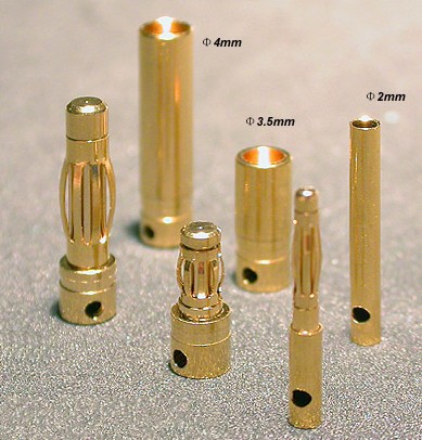 3.5mm 4.0mm 3mm 2mm Gold Bullet Connector.jpg