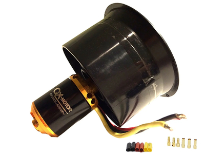 64MM EDF 5 Blades QX-Motor QF2822 4300KV Brushless Motor Electric Ducted Fan for RC Airplane
