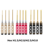 H1.5/H2.0/H2.5/H3.0 hexagon socket screwdriver Set For RC Helicopter RC CAR Repair tool