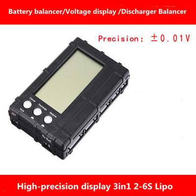 3in1 2-6S lithium battery balancer Voltage display Discharger Balancer