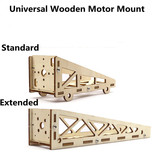 Universal Wooden Motor Mount Holder Seat for RC Airplane KT Board Paper Plane