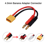 4.0mm Banana Adapter Connector XT60 T Tamiya Wire Cable Lipo Battery RC Drone Imax B6 B6AC