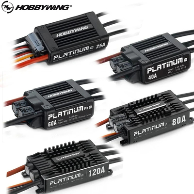 Hobbywing Platinum Pro V4 25A 40A 60A 80A 120A 3-14S Lipo BEC Empty Mold Brushless ESC