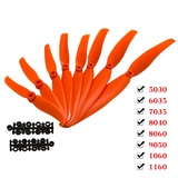 5030 6035 7035 8040 8060 9050 1060 1160 Orange Direct Drive Propeller Hole 6mm
