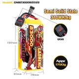 GNB 6S 22.2V 23000mAh 23AH 5C 10C QS8 Semi Solid Stated Li-ion Battery Large Scale FPV Drone Quadcopter UAV Aircraft