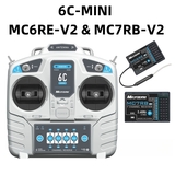 MicroZone MC6C Mini V2 2.4G 6CH Transmitter with MC6RE-V2 MC7RB-V2 Receiver