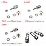 D1.3mm D1.8mm D2.1mm 3.1mm Push Rod Connectors Linkage Stoppers with round head screw