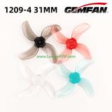 GEMFAN 1209-4 31MM QUAD BLADE 0.8MM 1MM 1.5MM SHAFT (4CW+4CCW) POLY CARBONATE Micro Propellers