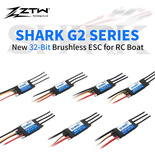 ZTW Shark G2 20A 30A 40A 50A 60A 80A 100A SBEC 5V/6V 8A Brushless Speed Controller for RC Boat