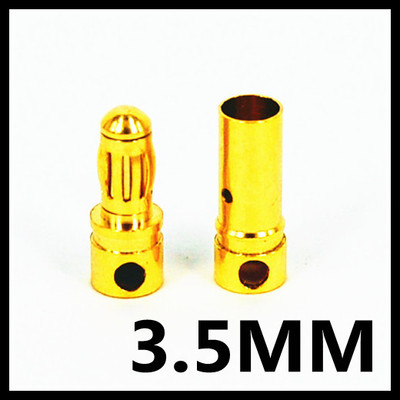 3.5mm gold plated connector male and female