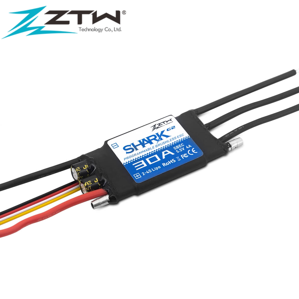 Contrôleur Brushless 20A 2-3S LiPo BEC Skywalker HobbyWing - Accessoire