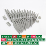 GEMFAN APC Style 4.7inch to 17inch Nylon Electric Propeller For RC Airplane Glider Aircraft