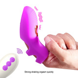 Remote Control Rechargeable Powerful Finger Vibrator Sex Toy