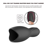 Portable Male Masturbation Climax Trainer with Penis Sucking Sex Toy for Men