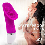 30 Function Silicone Flickering Tongue Vibrator with G-Spot & Nipples Brush Stimulating Sex Toy