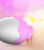Rechargeable Nipples and Clitoral Suction Stimulator with Tongue Flickering Function Sex Toy for Wom