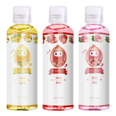 Discover Wonderland Peach Flavored Banana Flavored Strawberry Flavored Lubricant 200ml