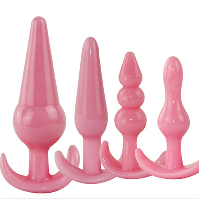 Full Range BASIC Butt Plug Set Sex Toys for Men (4 Pieces)