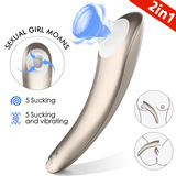 10 Patterns Rechargeable Travel Clitoral Stimulator Sex Toys for Women