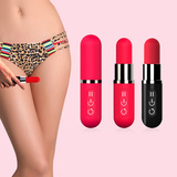 12 Function Rechargeable Silicone Lipstick Vibrator Sex Toy for Women
