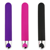 Rechargeable Slimline Bullet Vibrator Sex Toy for Women&Men&Couple