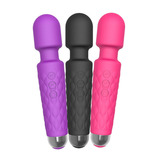 20 Patterns Silicone Super Power Wand Vibrator Sex Toys for Women
