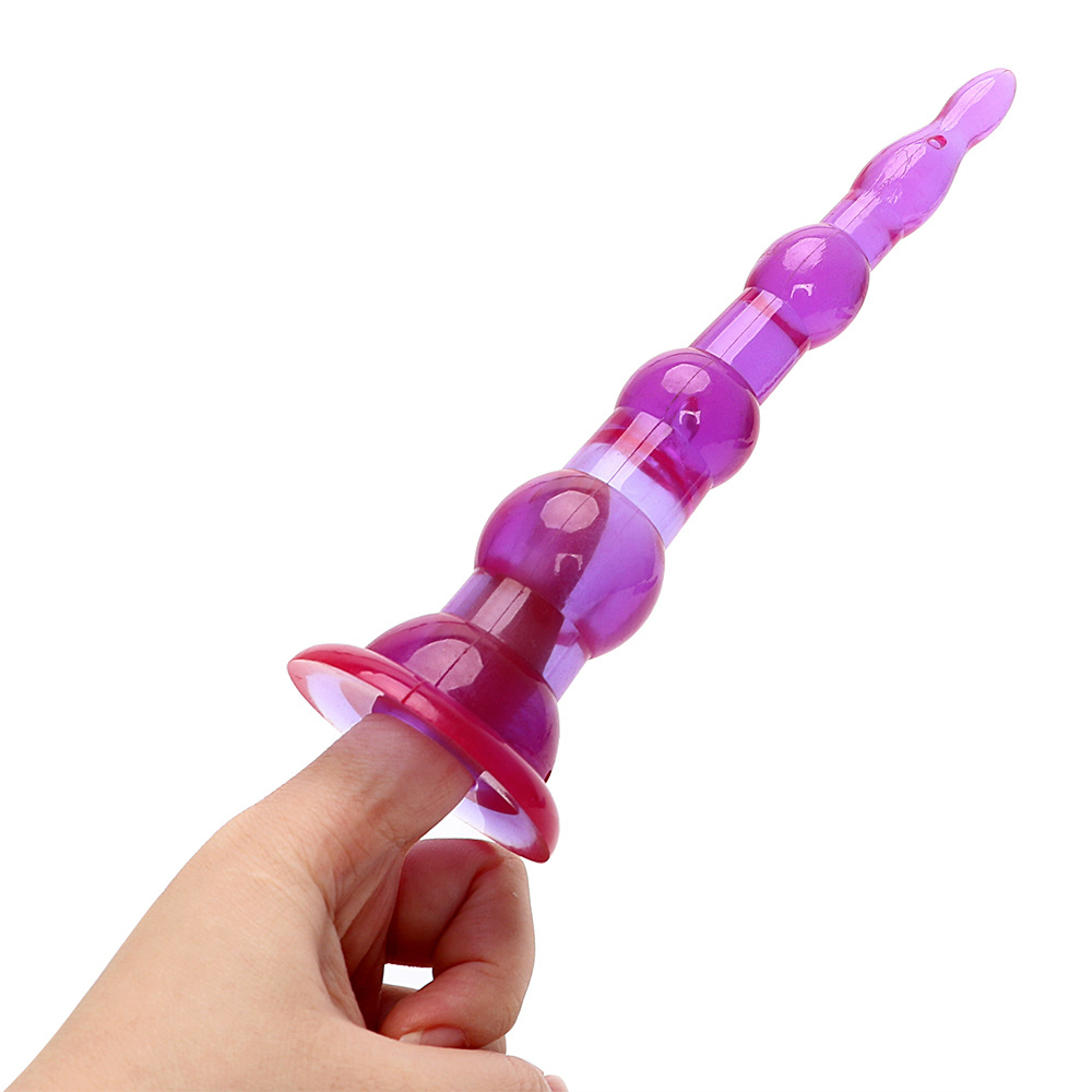 BASICS Beaded Slimline Butt Plug With Suction Cup Sex