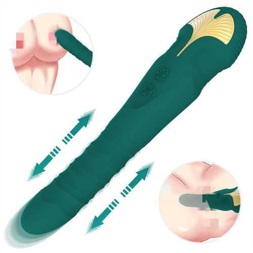 Green Durga Series 9 Function Extra Powerful Rechargeable Silicone Vibrator Sex Toy for Women