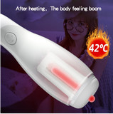 Warming 42℃ Realistic Vagina 12 Vibrating and Sucking Function Blow Job Masturbator with Real Human