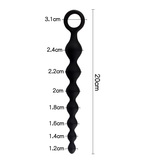 Classic Medical Silicone Anal Beads with Finger Loop