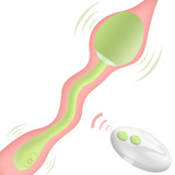 Super Soft Silicone Tadpole-Shaped Love Egg Vibrator with Clitoral Stimulator