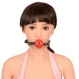 Dream Breathable Silicone Red Ball Gag Bondage Sex Toy