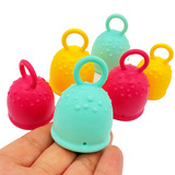 Ring-Pull Round Medical Silicone Menstrual Cup Diva Cups for Women Menstrual Period