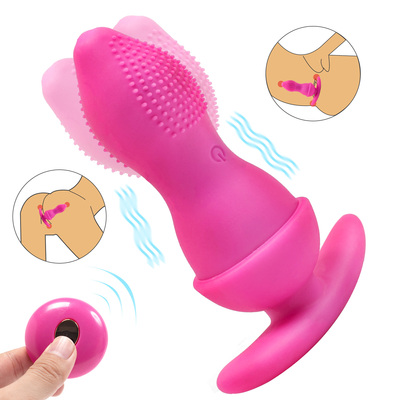 10 Functions Rechargeable Medical Silicone Vibrating Butt Plug for Men&Women